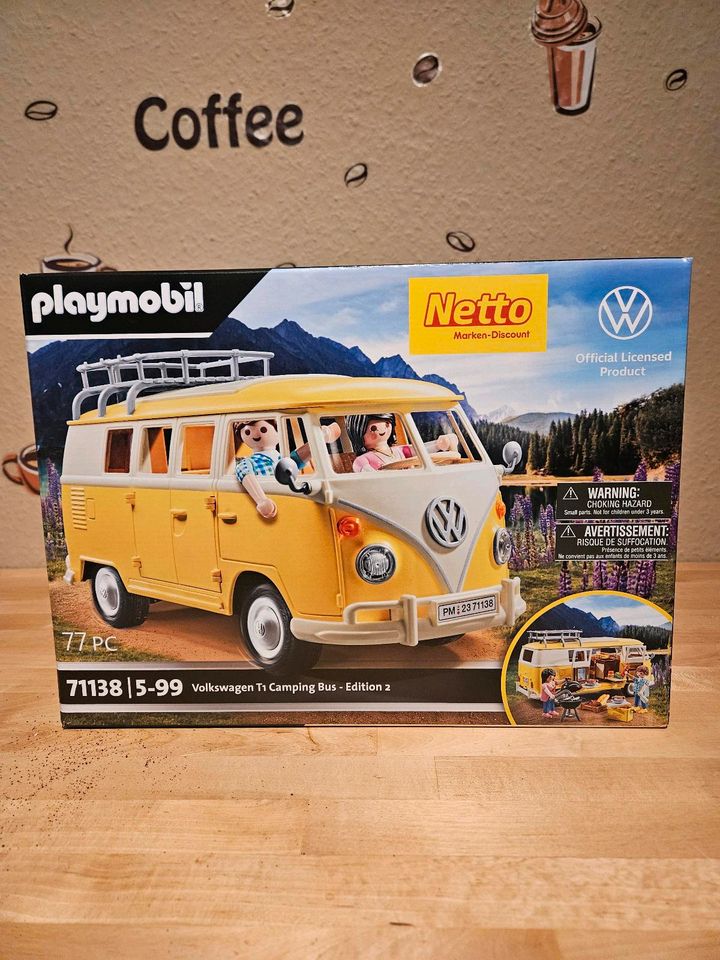 Playmobil Volkswagen T1 Camping Bus Edition 2 Netto in Berlin