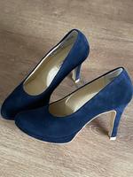 Pumps dunkelblau " Paul Green ", Größe 4 ( 37 ), Absatzhöhe 8cm Nordrhein-Westfalen - Greven Vorschau