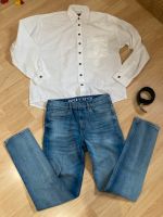 Jungen Kleiderpaket Gr. 164 H&M Super Stretch Jeans + Hemd Gürtel Rheinland-Pfalz - Landau in der Pfalz Vorschau