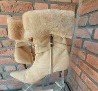 DESIGNER*BONNIE*VOLLEFFEKT*Boots* Wildleder*Gr.40*NP-250€ Nordrhein-Westfalen - Brühl Vorschau