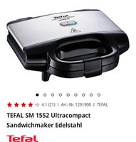 Tefal Sandwich Maker Neu und OVP Bayern - Neu Ulm Vorschau