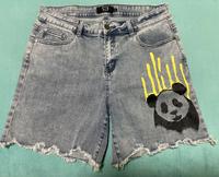 Schöne Jeans - Shorts mit Panda - Druck Dortmund - Eving Vorschau