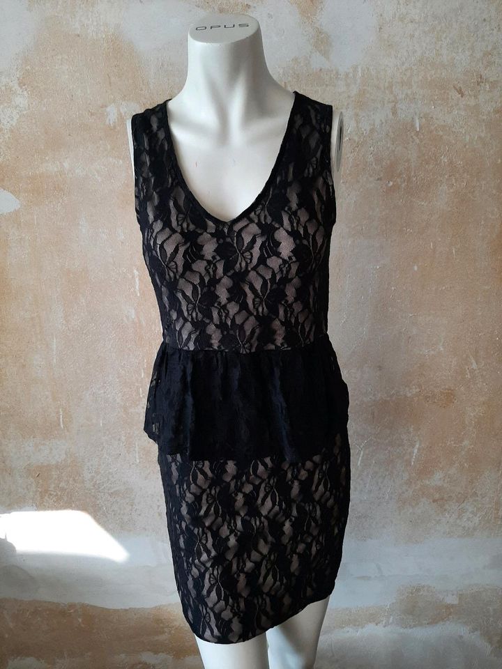 Casual Business Kleid NEU Gr M nude schwarze Spitze Vila 38 in Dortmund