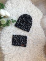 Handmade kleine Ritter Set 92 schwarz Beanie Loop Jungen Herbst Nordrhein-Westfalen - Südlohn Vorschau