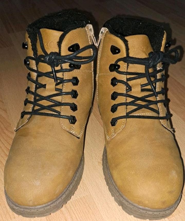 S.oliver Schnürboots Winterschuhe Gr. 37 neuwertig in Teltow