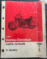 Harley Davidson FL Modelle Teilekatalog 1981 Hessen - Egelsbach Vorschau