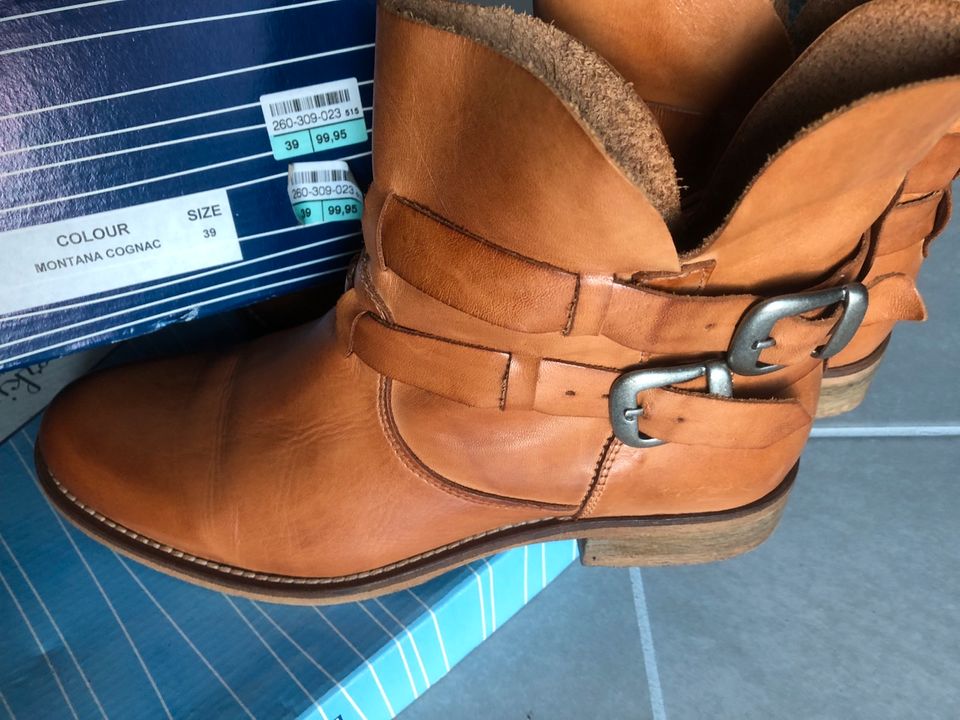 Stiefel Leder Stiefelletten in Neumünster