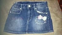 Jeansrock Mini Rock H&M Hello Kitty Gr.  128 Baden-Württemberg - Freudenstadt Vorschau