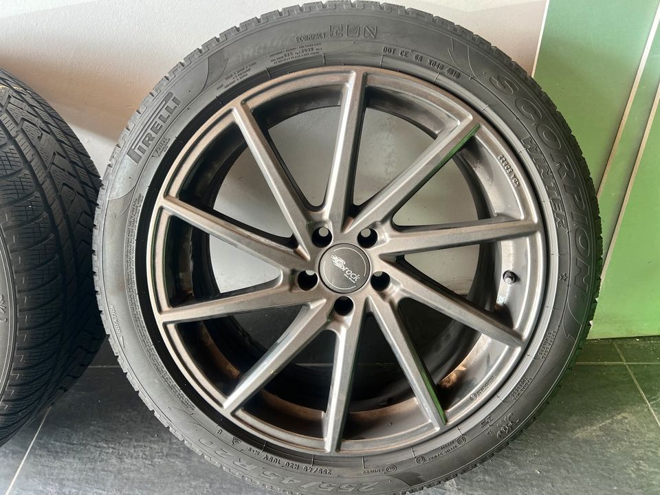 Alufelgen Brock Winterreifen BMW X Pirelli 285/40 255/45 R20 Zoll in Helvesiek