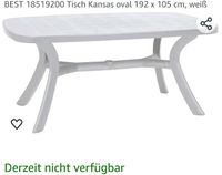 Gartentisch 192x105 cm mit 4 Stühlen aus Kunststoff Hessen - Waldems Vorschau