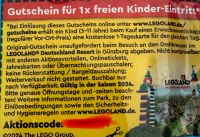 Legoland freier Eintritt für Kinder 3-11jahre Schleswig-Holstein - Probsteierhagen Vorschau