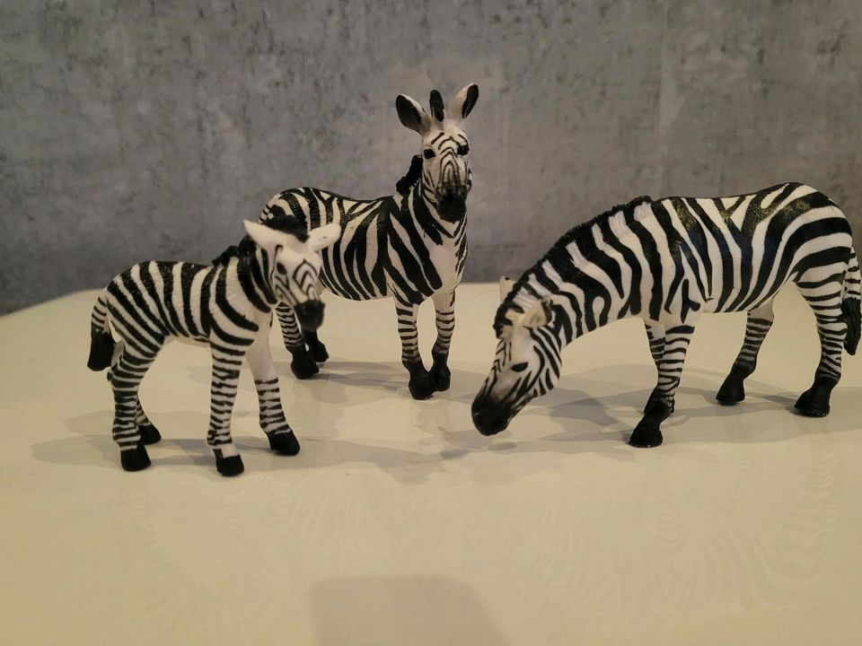 Zebras,  3 Figuren,  Spielzeug in Uetersen
