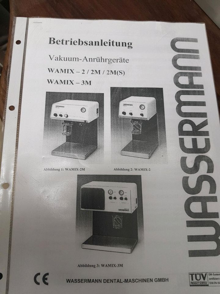 Wassermann Vakuum Anrührgerät Drucktopf mit Bechern in Lutherstadt Wittenberg