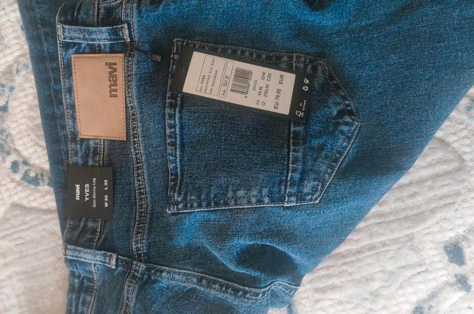 Mavi Herren Jeans Slim Skinny W:33 L:32 in Berlin