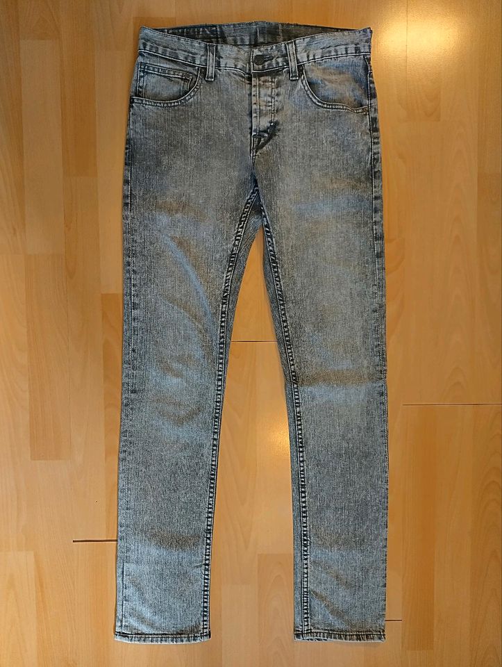 Slim Jeans Stretch Moonwashed Acid customized W29 - Top Zustand in München