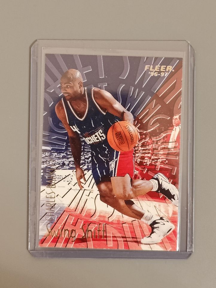 1996-97 Fleer - Swing Shift #2 Charles Barkley Houston Rockets in Rheinstetten