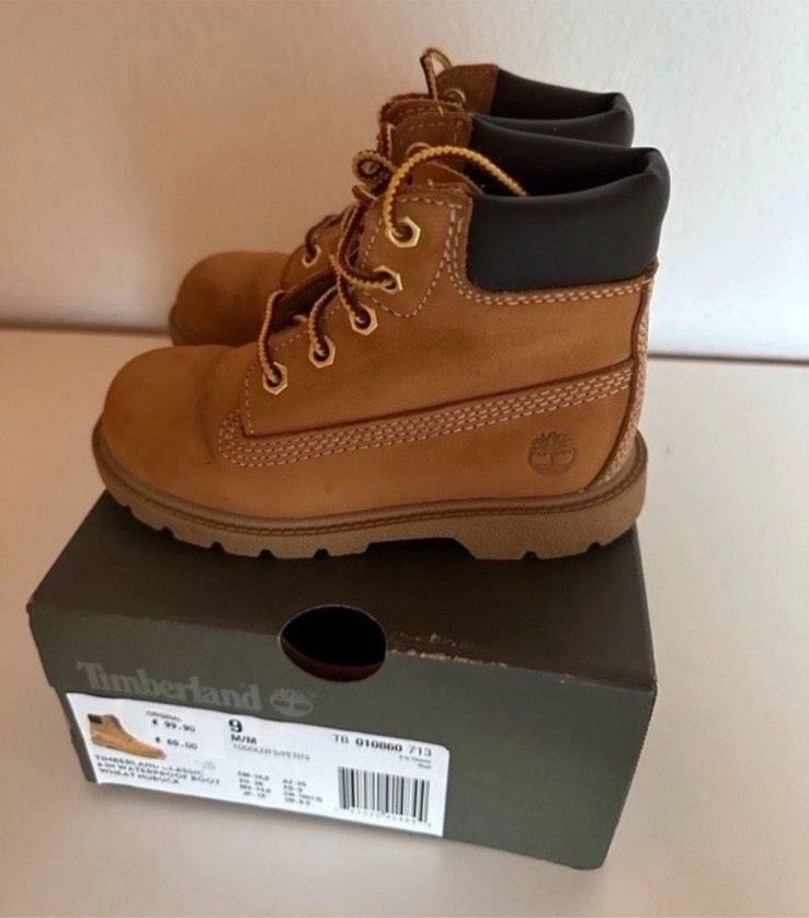 Timberland Boots Gr 26 neuwertig Jungs Stiefel in Nördlingen