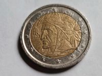 2 Euro Münze, Italien 2002 Portrait von Dante Alighieri. Essen - Essen-Katernberg Vorschau