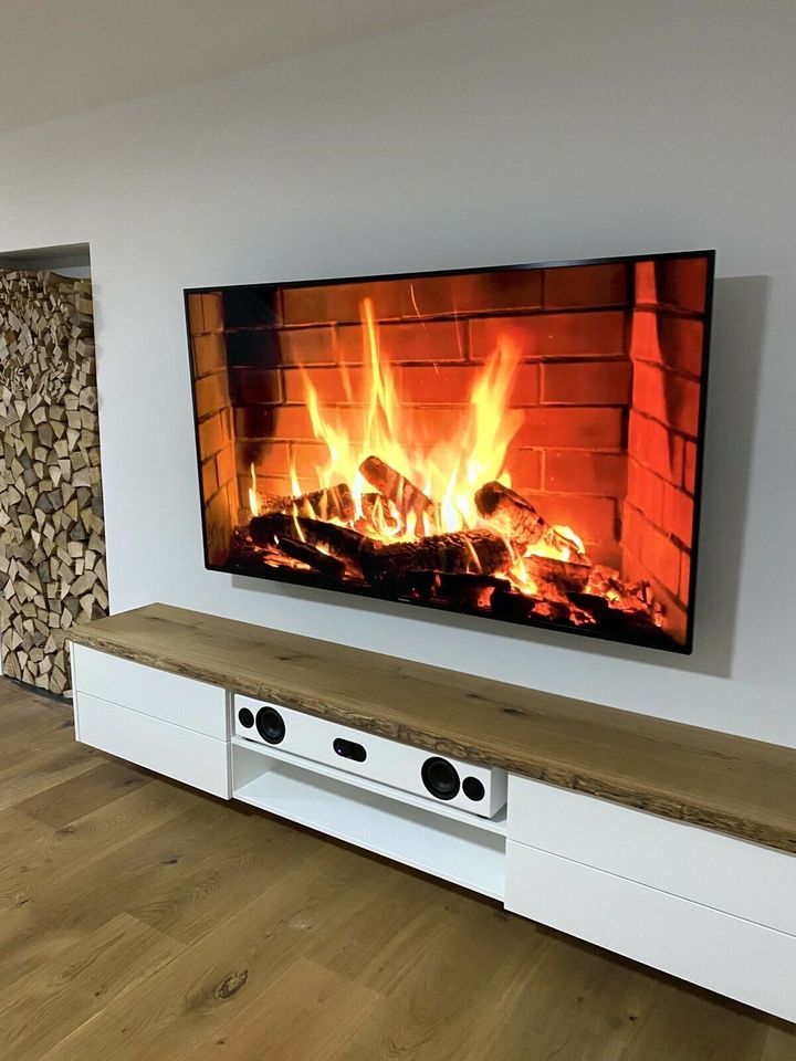 Tv Board HiFi Fernsehtisch Kommode Holz Eiche Massivholz in Bielefeld