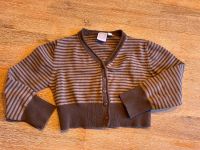 Braun gestreifte Bolero Strickjacke Gr. 92 Schleswig-Holstein - Tangstedt  Vorschau