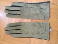 Lederhandschuhe Damen, Gr.S/7,grün/schwarz, neu Baden-Württemberg - Schwäbisch Hall Vorschau