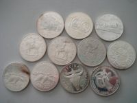 Silbermünzen, Kanada, 500er Silber, Gesamtgewicht 256g Baden-Württemberg - Kippenheim Vorschau