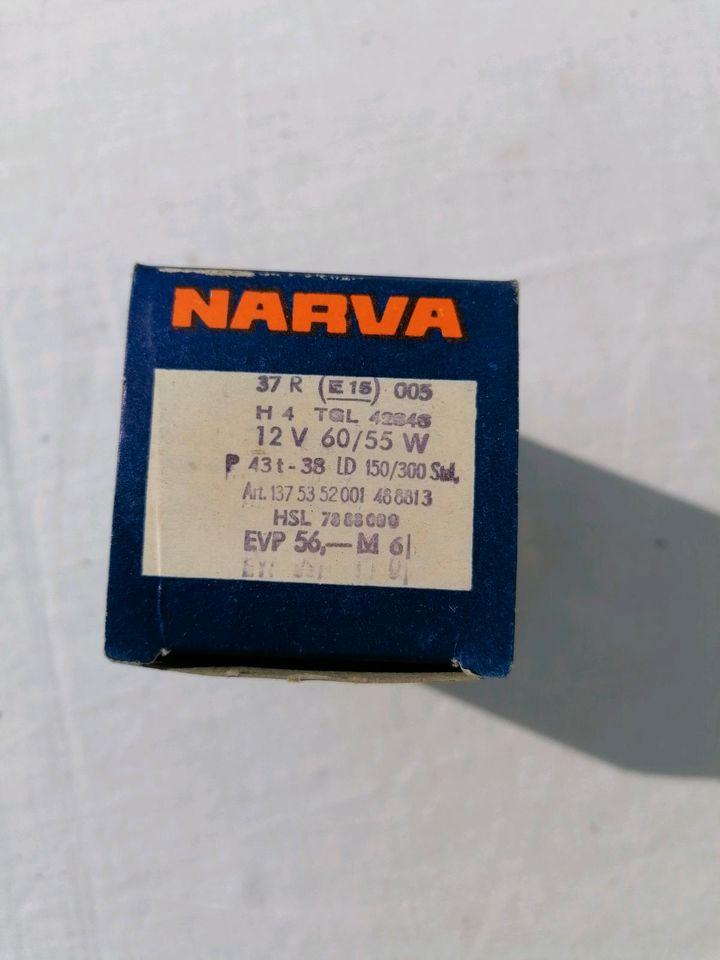 NARVA H4 12V 60/55W original DDR in Schwedt (Oder)