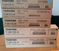 Toshiba Toner OVP 5x T-281CE  Farben: Schwarz, Magenta, Blau Leipzig - Burghausen-Rückmarsdorf Vorschau