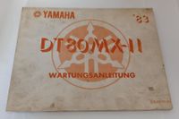 Yamaha DT 80 MX-II 1983 Typ 5T8 - Wartungsanleitung, gebraucht Hessen - Dautphetal Vorschau