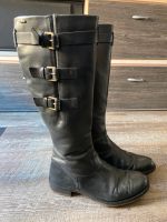 Damen Schwarze Leder Stiefel von Ecco Gr. 40 Schleswig-Holstein - Flensburg Vorschau