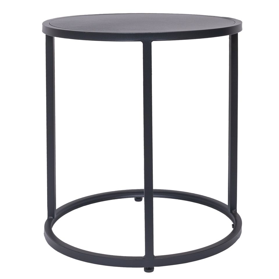 Beistelltisch mit Sitzhocker Tisch Hocker Metall schwarz | NEU in Oldenburg