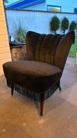 Sessel Loungesessel vintage schwarz samt Nordrhein-Westfalen - Bottrop Vorschau