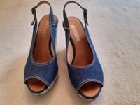 MADELEINE Sling Plateau-Keilpumps Jeans-Stoff 38 Peeptoe Wandsbek - Hamburg Rahlstedt Vorschau