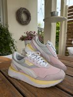 Puma Sneaker 40 Plateau Retro Sommer neuwertig rosa gelb Hannover - Mitte Vorschau