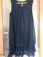 Chiffon Kleid Festlich Größe 34 dunkelblau Niedersachsen - Bockenem Vorschau