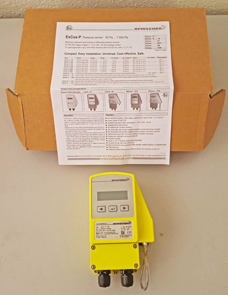 Schischek Exlposionsgeschützer Druck/Differenzdrucksensor Typ: Ex in Pforzheim