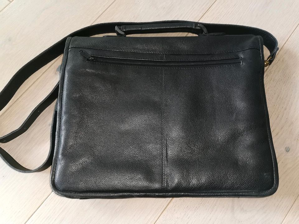 Hochwertige Lederaktentasche schwarz in Flensburg
