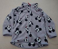 Disney Mickey Mouse Maus Fleece Jacke Strickjacke H&M 86 grau Hessen - Gelnhausen Vorschau