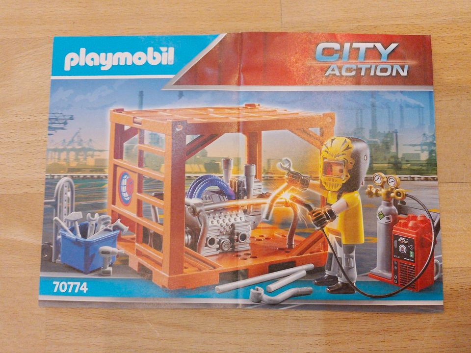 Playmobil City Action 70774 Containerfertigung Spiel Kind • BtBj in Neudenau 