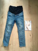 H&M Umstandshose Capri 7/8 Jeans + Strumpfhose NEU 38/M Bayern - Gochsheim Vorschau