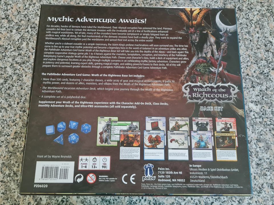 Pathfinder Adventure Card Game: Wrath of the Righteous + 6 Erw. in Wolfsburg