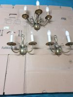 3x Wandbeleuchtung, Sciolari Antik Messing? Vintage, Lampe München - Untergiesing-Harlaching Vorschau