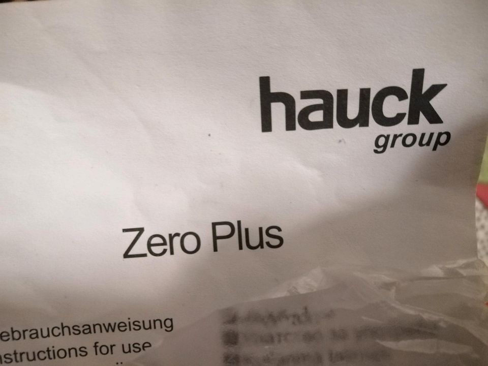 Hauck zero plus kindersitz in Unna