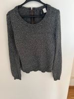 Grauer Pullover mit Glitzerfäden München - Trudering-Riem Vorschau