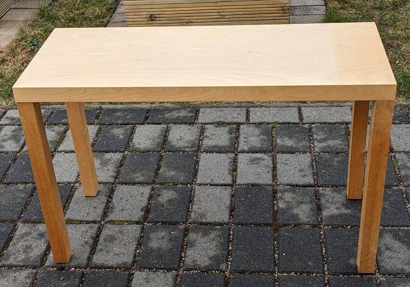 Tisch Birke-Nachbildung 110x45x70cm (LxBxH) von IKEA in Freital