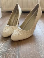 Brautschuhe Menbur Adriana 38 ivory spitze elfenbein vintage boho Bayern - Neuburg a.d. Donau Vorschau