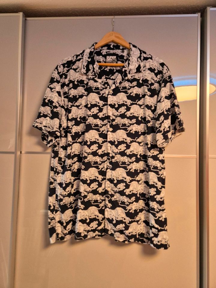 Hawaiian Box Short Sleeve Shirt ☆ Kurzarm Hemd ☆ SUPERDRY JPN☆ XL in Leipzig