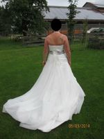 Brautkleid in Ivory Größe 44/46 mit Zubehör Bayern - Salgen Vorschau