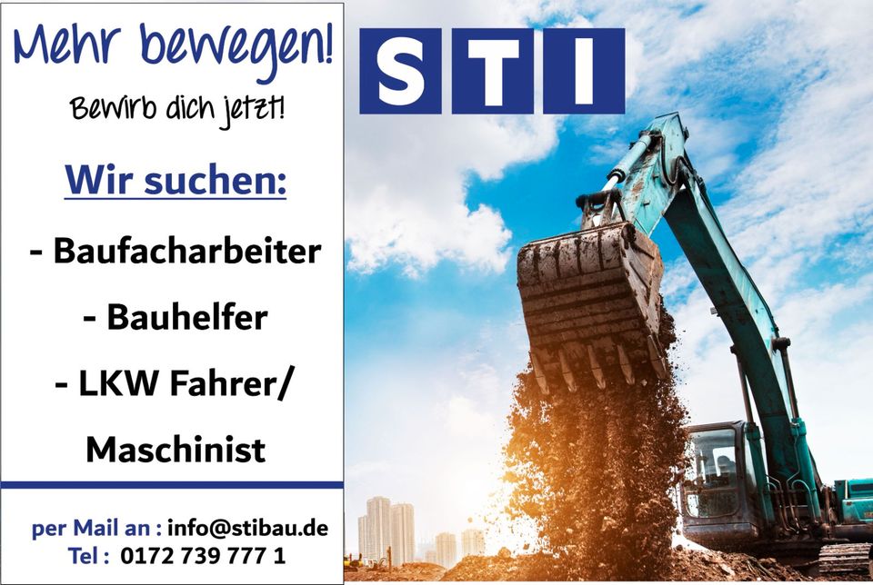 LKW -und Baggerfahrer im Tiefbau und Straßenbau  (m/w/d) in Wallerfangen