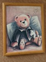 Bild, Gemälde, Teddybär, Kinderzimmer Mecklenburg-Strelitz - Landkreis - Neustrelitz Vorschau